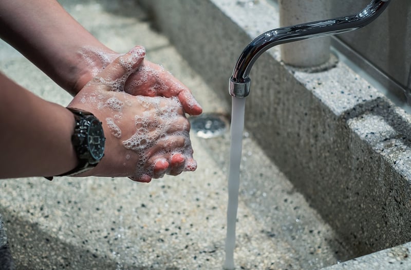 Hand washing for hygiene